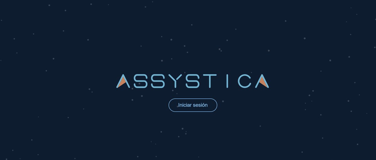 Screenshot of Assystica medical management system